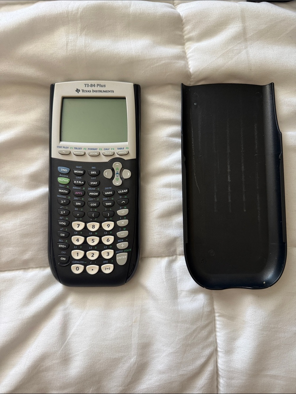 Texas Instruments Graphing Calculator in Black and White